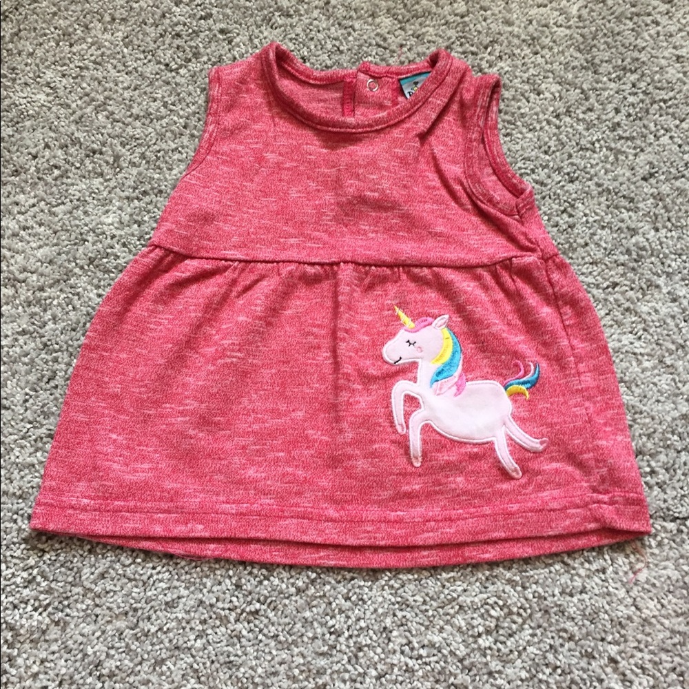 Bumble and Birdie 6 month Pink Unicorn Dress